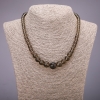 Smoky Quartz (Imitation) Necklace, Graduated Smooth Bead, 6-14mm, 45cm