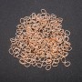 Oval Jump Ring Connector, 5x7mm, 20g Pack, Gold Color