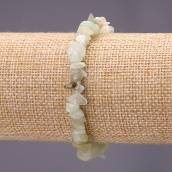 Onyx Natural Stone Chip Bracelet, diameter 7(+/-)mm, on elastic, length 18cm