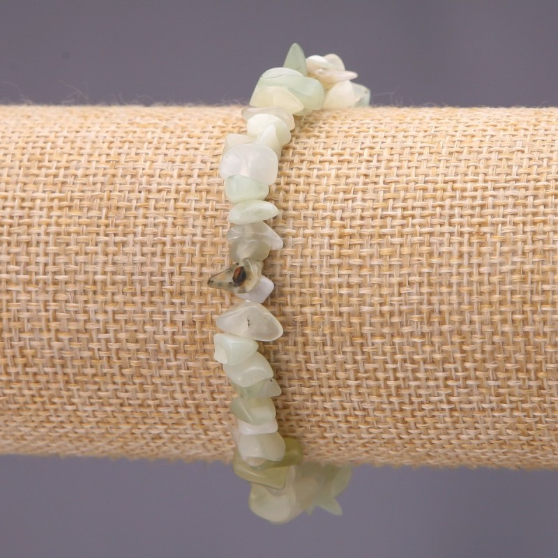Onyx Natural Stone Chip Bracelet, diameter 7(+/-)mm, on elastic, length 18cm