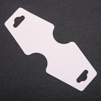 Display card for necklace and/or bracelet 4x10 cm, cardboard, 200 pcs / Pack