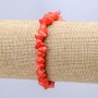 Tinted Mother-of-Pearl Chip Bracelet on Elastic, 7(+/-)mm, length 18cm