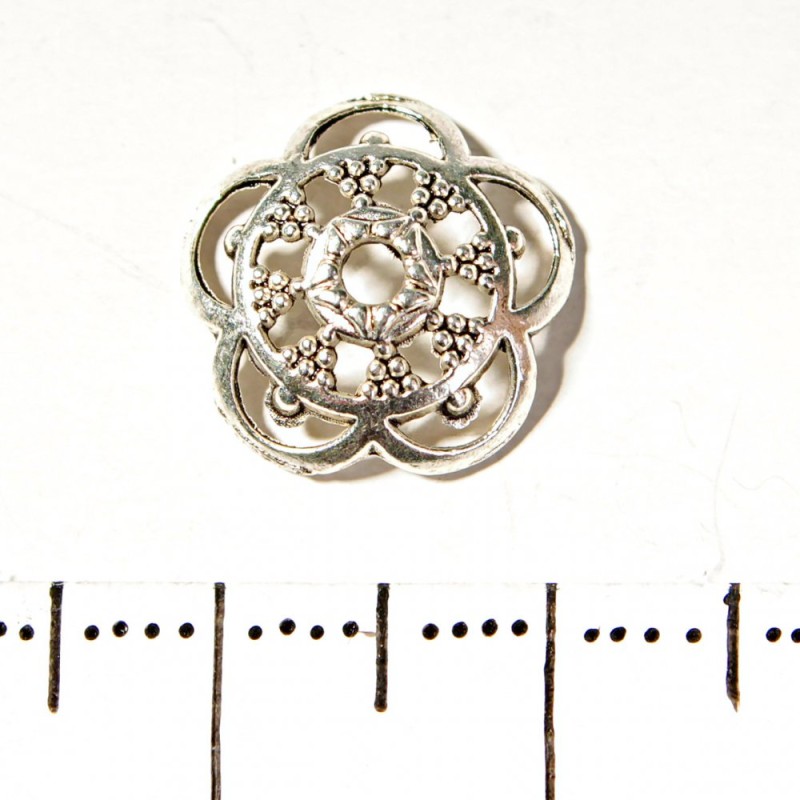Findings Bead Cap Decor Insert, Diameter 12mm, Pack 20g +/- 35pcs