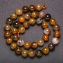 Natural Pietersite Stone Beads, Smooth Round, Diameter 10 (+/-) mm, Length 38cm