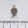 Lyre Pendant Finding, Silver Metal Color, 20mm, Pack 20g +/-21pcs