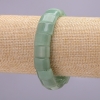Jade Link Bracelet, diameter 10, 5x15(+-)mm, length 19cm