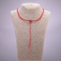 Neck Cord Red Green Clasp 60cm
