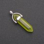 Cat's Eye Pendant Hexagon 8x35x41mm