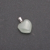 Heart Pendant Jade 14x14x23mm