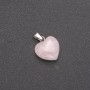 Heart Pendant Rose Quartz 15x15x23mm