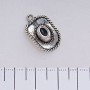 Hat Pendant Finding, Silver Color, 22x13mm, Pack of 20g +/-11pcs