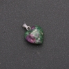 Heart Pendant Zoisite 14x14x23mm +