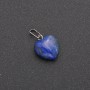 Pendant Heart Lapis Lazuli 14x14x23mm