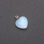 Heart Pendant Moonstone 15x15x23mm