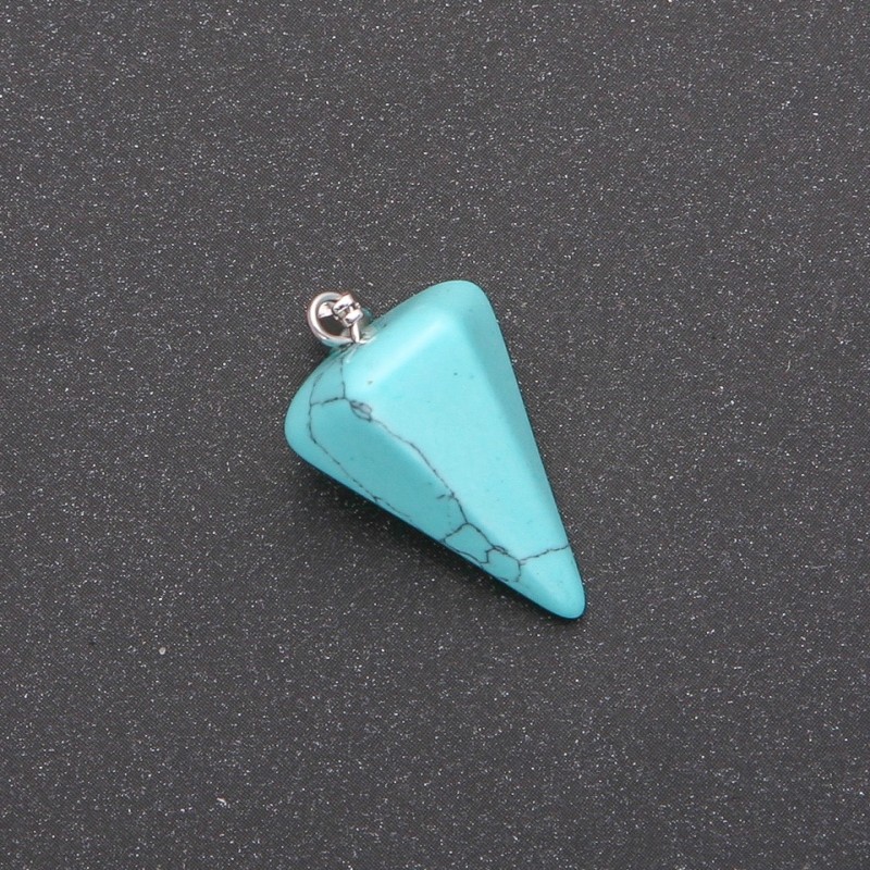 Pendulum Pendant Green Turquoise 14x22x30+-mm