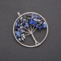 Pendant "Tree of Happiness" Sodalite, 50mm diameter