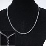 Rope Chain for Jewelry Making, Metal, 44cm +