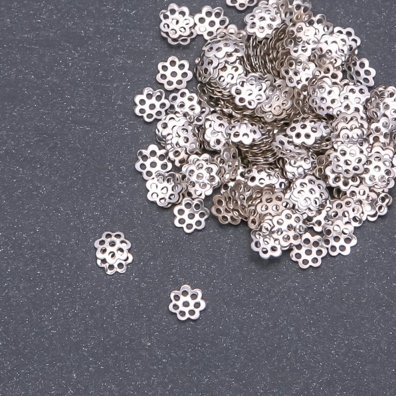 Bead Cap for Beads, diameter 6mm pack 20g +/- 880pcs