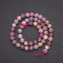 Natural Stone Beads Pink Tourmaline Smooth Round, Diameter 8 (+/-) mm, Length 38cm