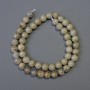 Natural Labradorite Stone Beads, Smooth Round, Diameter 8(+/-)mm, Length 38cm