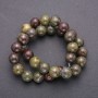 Dragon Blood Jasper Natural Stone Beads, Smooth Round, Diameter 12(+-)mm, Strand Length 38+-cm