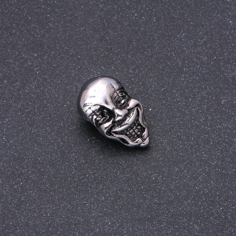 Jewelry Finding Bead Spacer, Steel-Style Pandora 12x20mm, Inner Diameter 8mm, Silver-Tone Metal