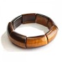 Tiger's Eye Bracelet 17x27(+/-)mm, on Elastic Band
