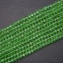 Czech Crystal Beads Clear Light Green "Rondelle", diameter 6x4.5(+/-)mm strand, length 38cm