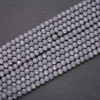 Czech Crystal Beads Matte Dark Gray "Rondelle", diameter 6x4.5(+/-)mm, thread length 38cm