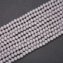 Czech Crystal Beads Matte Light Gray "Rondelle", diameter 6x4.5(+/-)mm strand, length 38cm