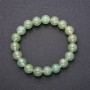 Jade Bracelet, smooth round beads, diameter 10(+-)mm, length 18cm