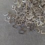 Earring Findings (Ear Wires) 13x9mm English Lock, 120 Pairs (for Soldering)