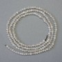 Labradorite Beads on a Strand, Faceted Round, Diameter 2(+/-)mm, Length 38cm
