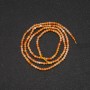Citrine Beads, Faceted Round, Diameter 2(+/-)mm, Length 38cm
