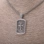 Cross Pendant, 23×51mm, on Chain, 65cm Length, Silver Color Metal