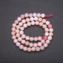 Pink Opal Natural Stone Beads, Smooth Round Bead, 6(+/-)mm Diameter, 38cm Length