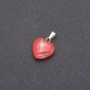 Tourmaline Heart Pendant 14x14x23(+/-)mm