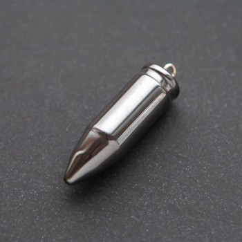 Ball Pendant made of Natural Hematite Stone, Diameter 12x43mm