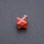 Gold Sand Aventurine Merkaba Pendant 10x10mm