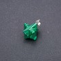 Malachite Merkaba Pendant 10x10mm