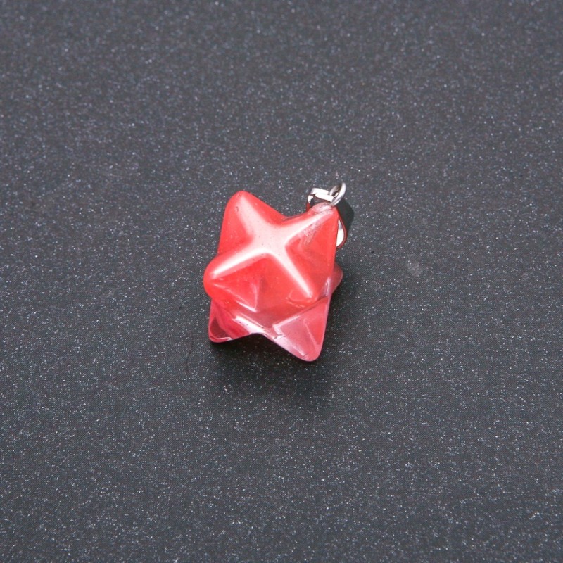 Tourmaline Merkaba Pendant 10x10mm