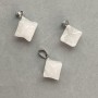 Rock Crystal Merkaba Pendant 10x10mm