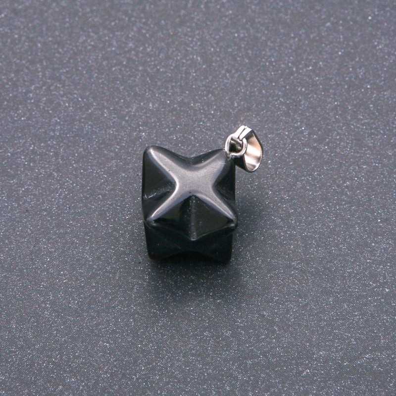 Agate Merkaba Pendant 10x10mm