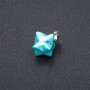 Merkaba Turquoise Pendant 10x10mm