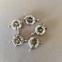 Ring Clasp for Beads and Bracelets, 1 Strand, 14mm, Price per 1pc