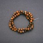 Tiger's Eye Beads Smooth Round, Strand, Diameter 6mm, Length 38cm (+/-)