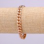 Xuping Bracelet, Thickness 7mm, Length 19cm, Gold-Plated