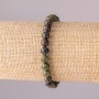 Dragon Blood Jasper Bracelet on Elastic Band, Smooth Round Beads, 6mm Diameter, 18cm Circumference