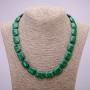 Malachite Necklace (Pressed) Rectangle, size 13x18mm, length 48cm