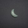 Jade Souvenir Stone in Moon Shape 16x30x8(+/-)mm